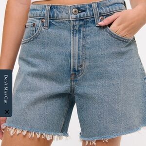 Abercrombie & Fitch High Rise Dad Shorts